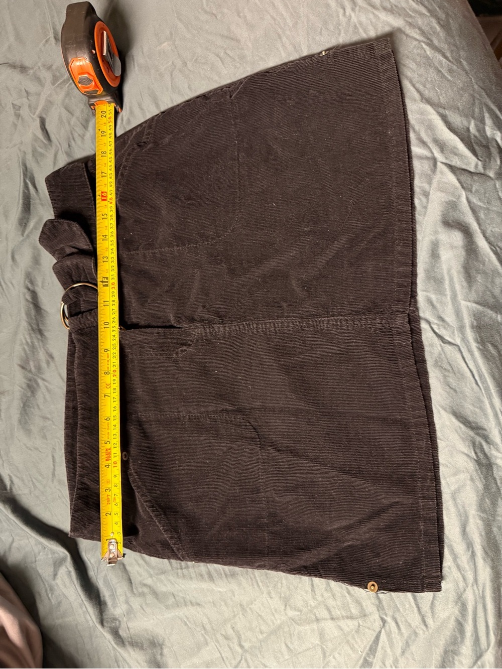Brody black corduroy skirt sz13